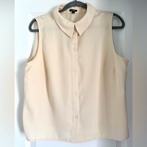 Express Sleeveless Button Down Tank